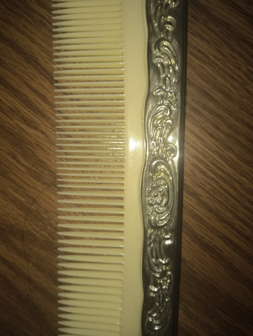 Vintage Silver Comb